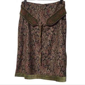 Mix Nouveau Paisley Print Skirt